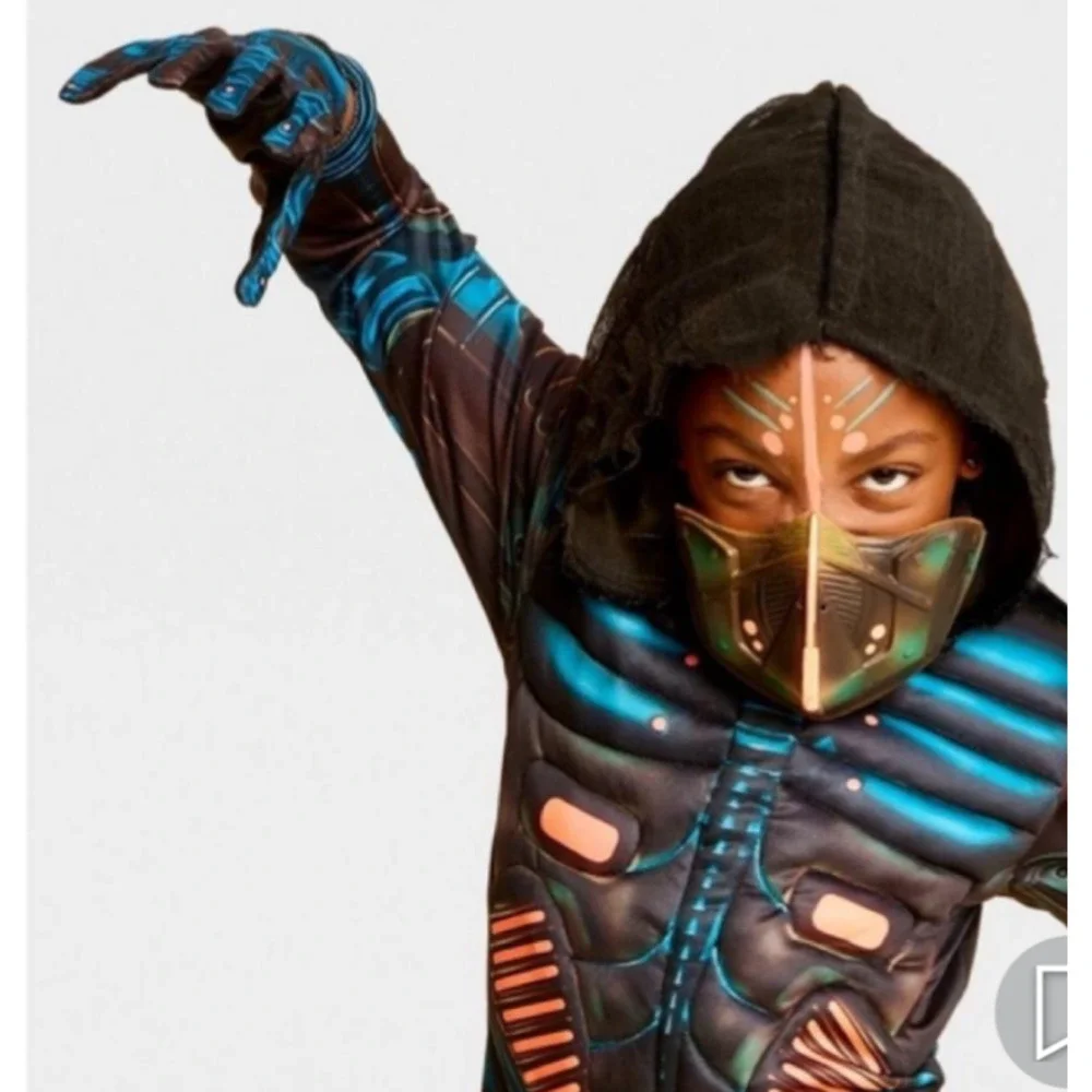 Hyde and Eek! Kids Desert Warrior Ninja Halloween Costume Size L 10-12
